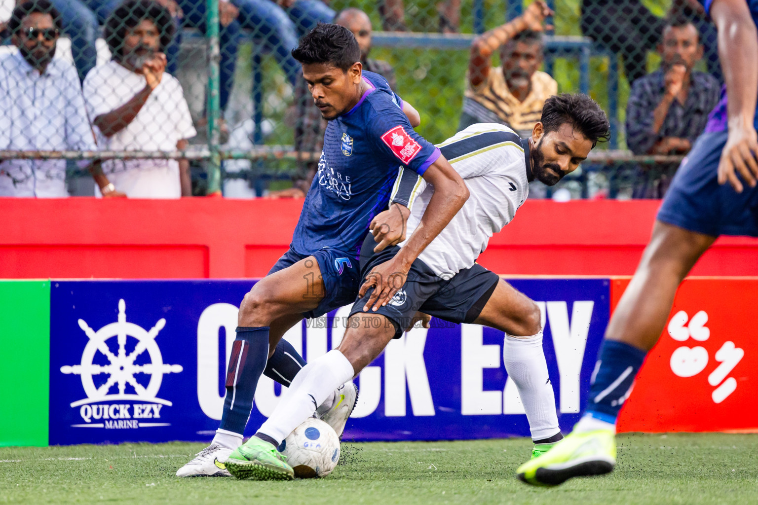 K Gulhi vs K Guraidhoo in Day 15 of Golden Futsal Challenge 2025 was held on Sunday, 19th January 2025, in Hulhumale', Maldives. Photos: Nausham Waheed / images.mv