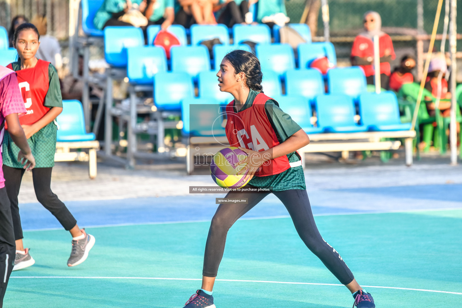 Day 5 of Junior Netball Championship 2022 on 9th March 2022 held in Male', Maldives. Photos by Nausham Waheed