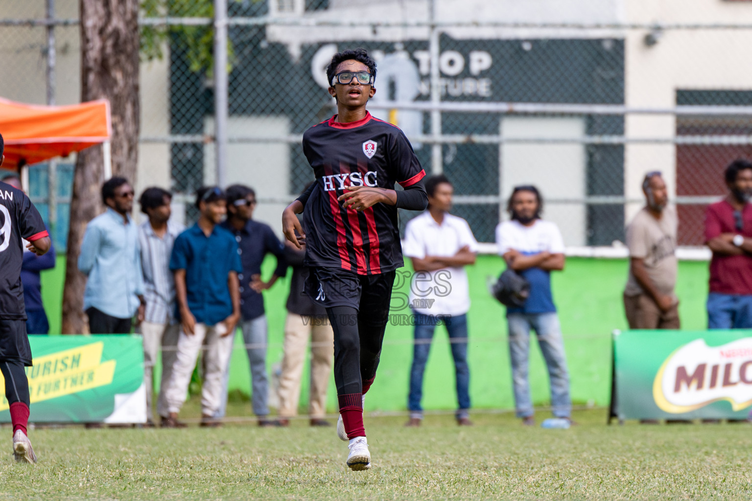 Day 2 of MILO Academy Championship 2024 held in Henveyru Stadium, Male', Maldives on Thursday, 1st November 2024. 
Photos:Hassan Simah / Images.mv