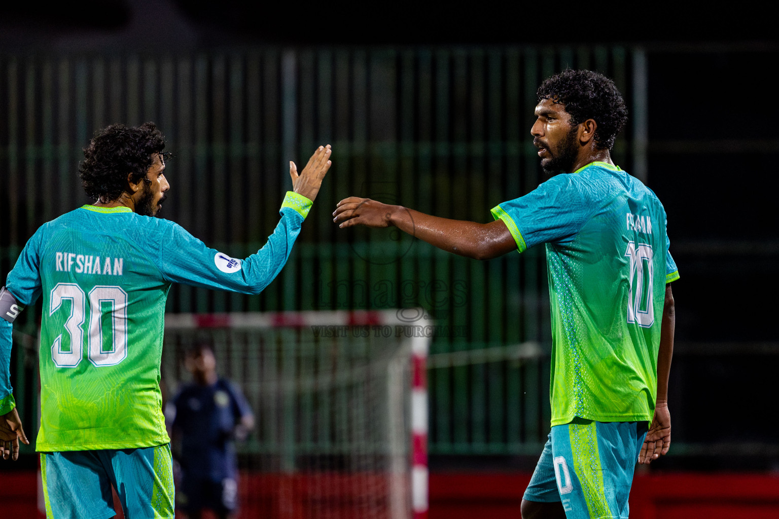 WAMCO vs Veliga in Day 10 of Office League 2025 was held on Friday, 25th April 2025 in Hulhumale', Maldives. Photos: Nausham Waheed / images.mv