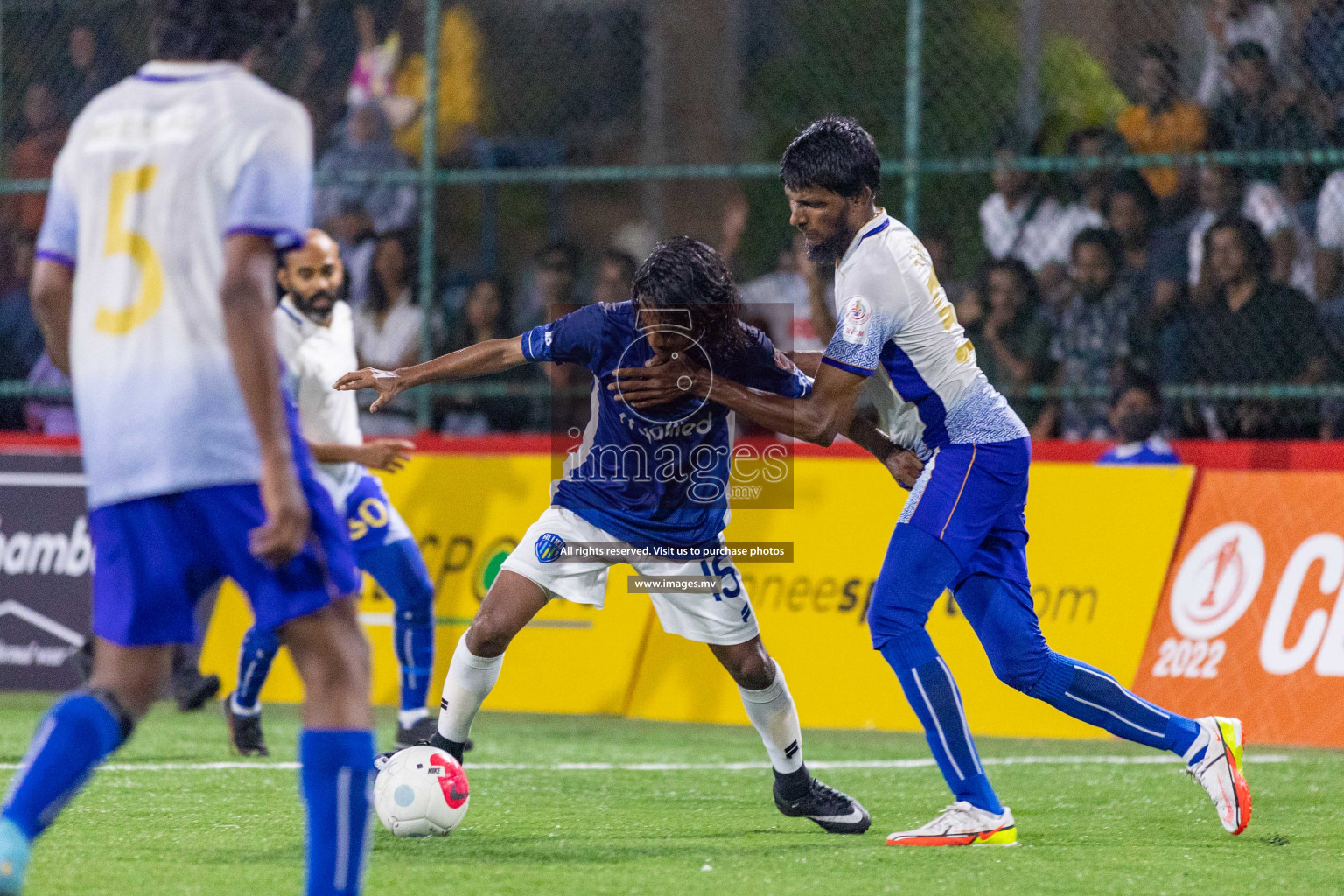 Team Allied vs Muleeaage RC in Club Maldives Cup 2022 was held in Hulhumale', Maldives on Wednesday, 12th October 2022. Photos: Ismail Thoriq/ images.mv