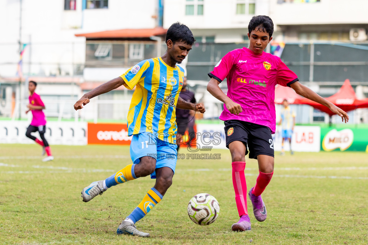 Club Valencia vs United Victory (U16) in Day 10 of Dhivehi Youth League 2024 held at Henveiru Stadium on Sunday, 15th December 2024. Photos: Nausham Waheed / Images.mv