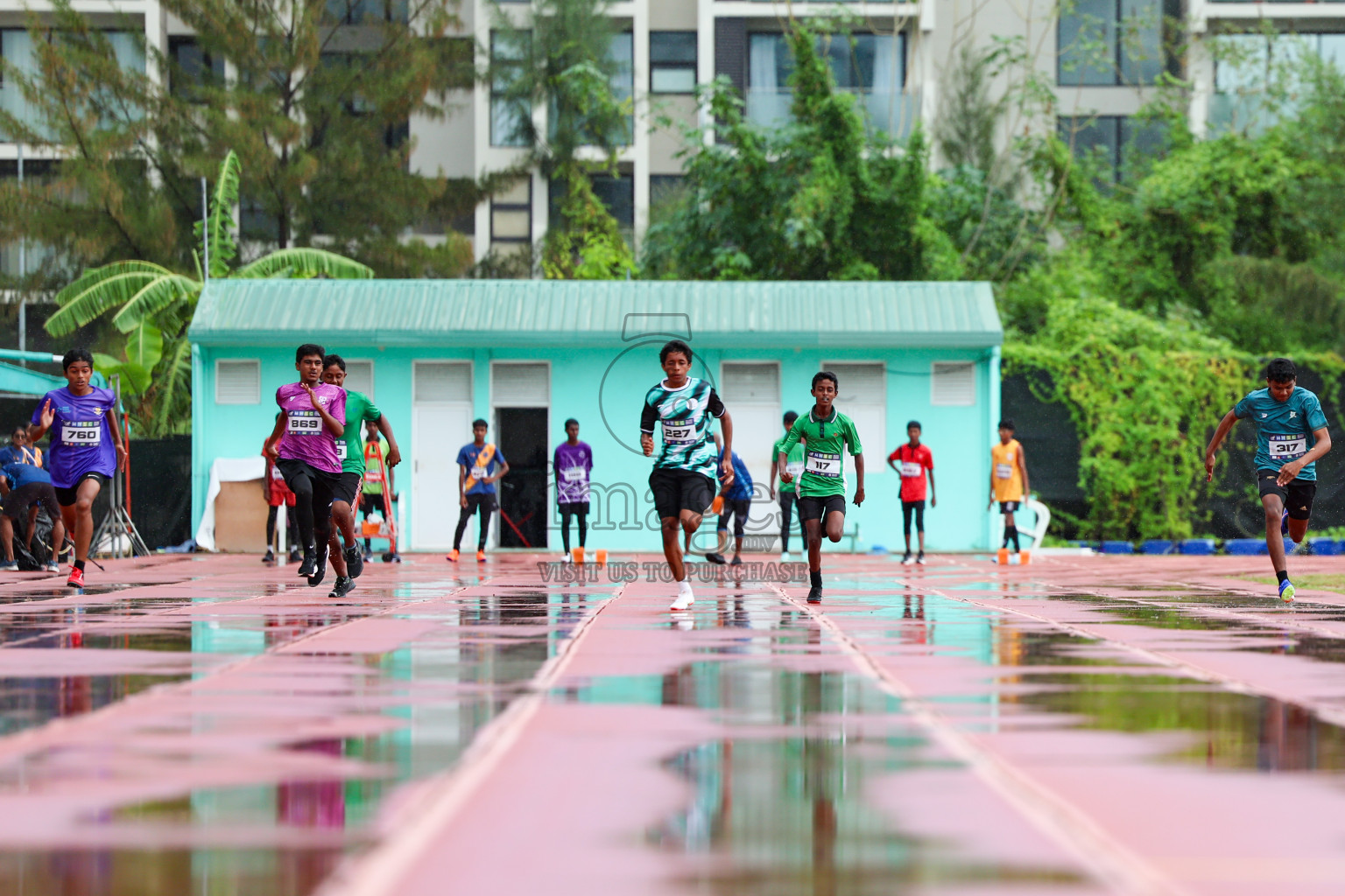 Day 1 of MWSC Interschool Athletics Championships 2024 held in Hulhumale Running Track, Hulhumale, Maldives on Saturday, 9th November 2024. 
Photos by: Ismail Thoriq, Hassan Simah / Images.mv