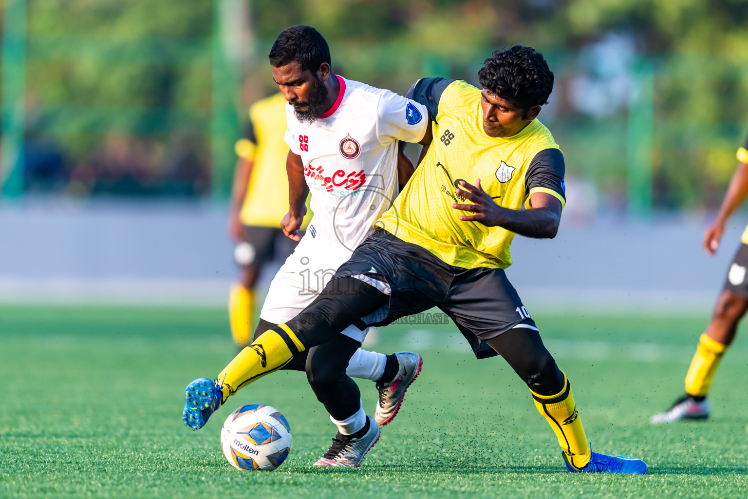 Kanmathi Juniors vs Furious SC from Manadhoo Council Cup 2024 in N Manadhoo Maldives on Monday, 19th February 2023. Photos: Nausham Waheed / images.mv