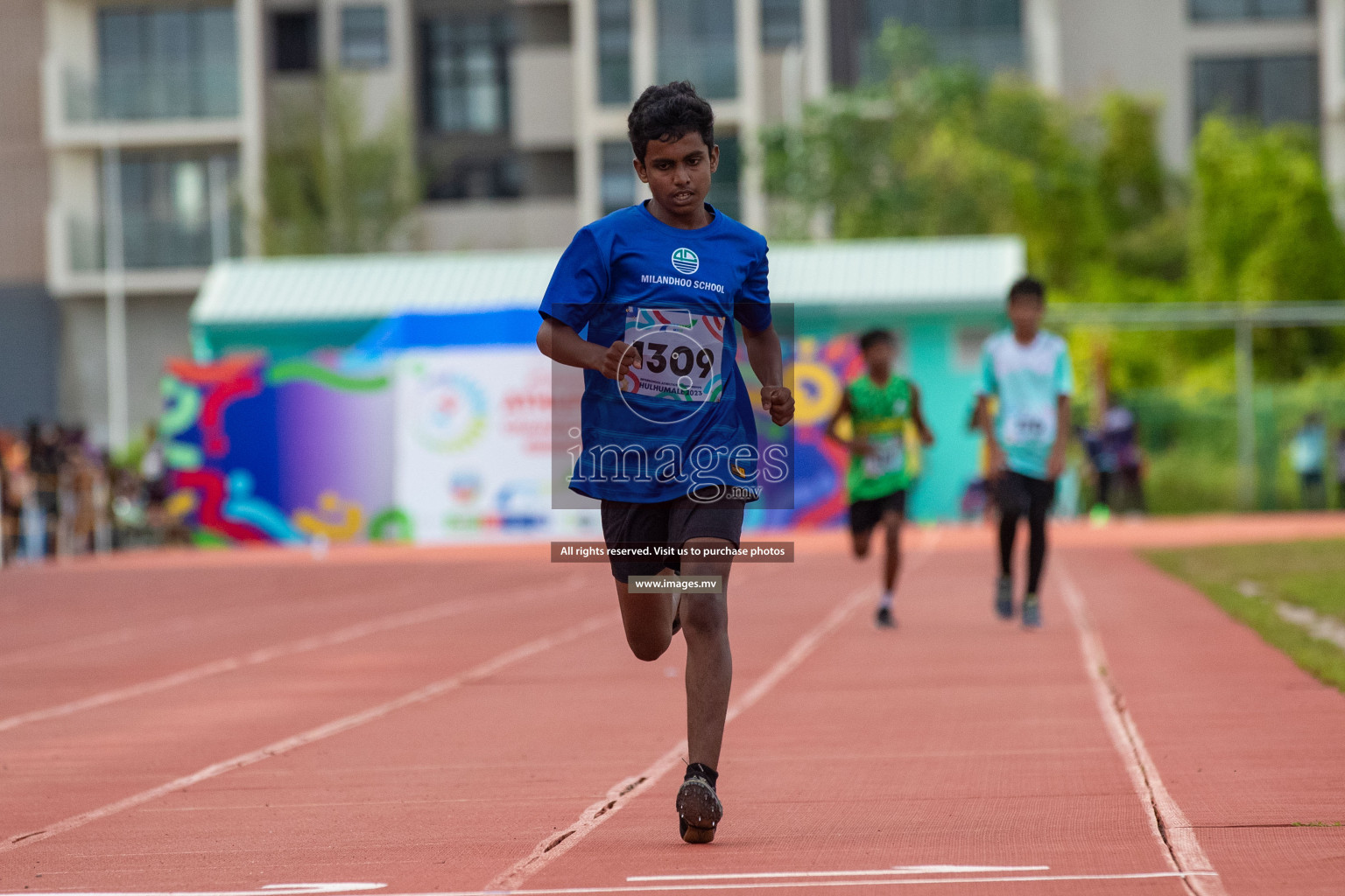 Day three of Inter School Athletics Championship 2023 was held at Hulhumale' Running Track at Hulhumale', Maldives on Tuesday, 16th May 2023. Photos: Nausham Waheed / images.mv