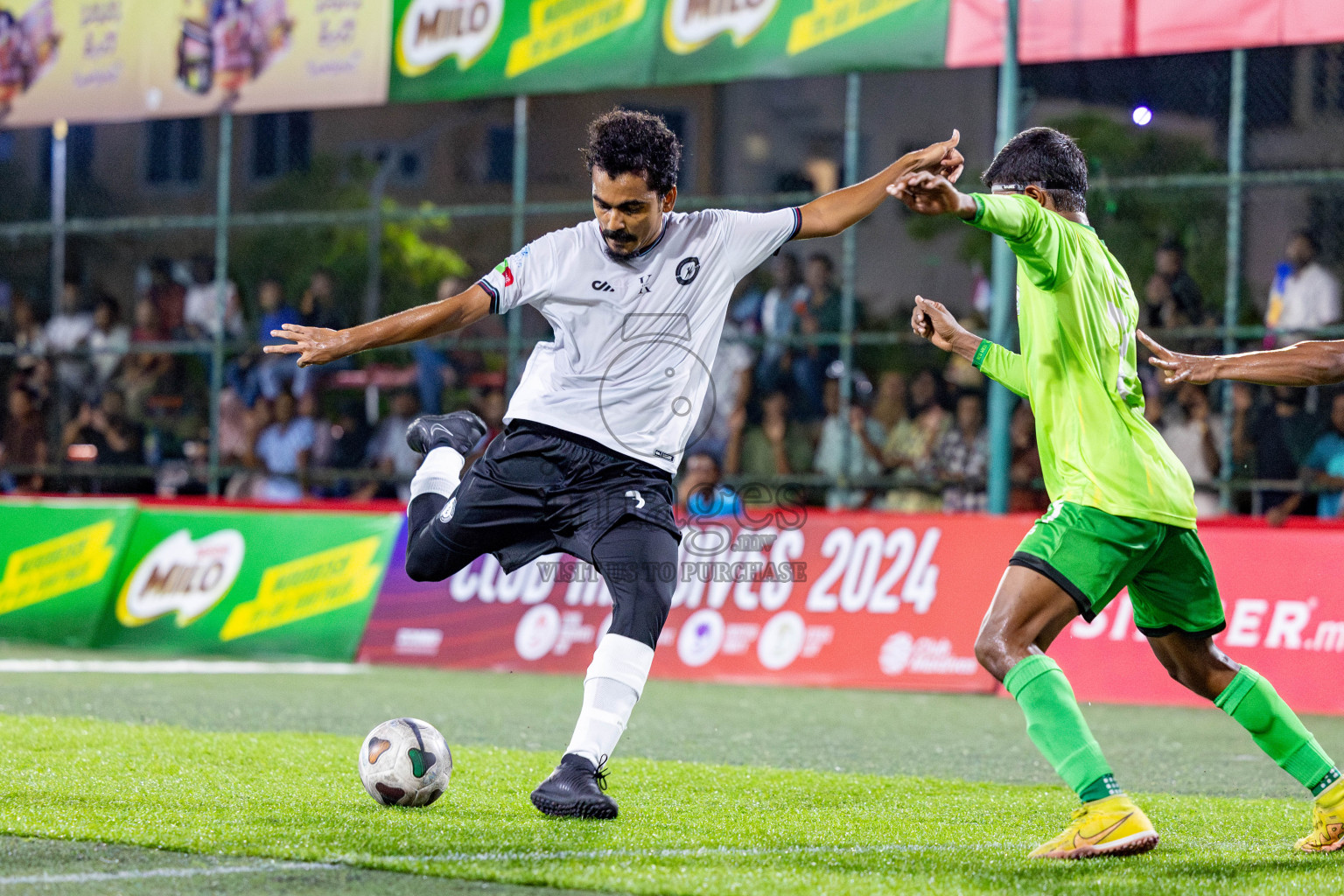 TEAM DJA vs KULHIVARU VUZARA in Club Maldives Classic 2024 held in Rehendi Futsal Ground, Hulhumale', Maldives on Monday, 16th September 2024. Photos: Nausham Waheed / images.mv