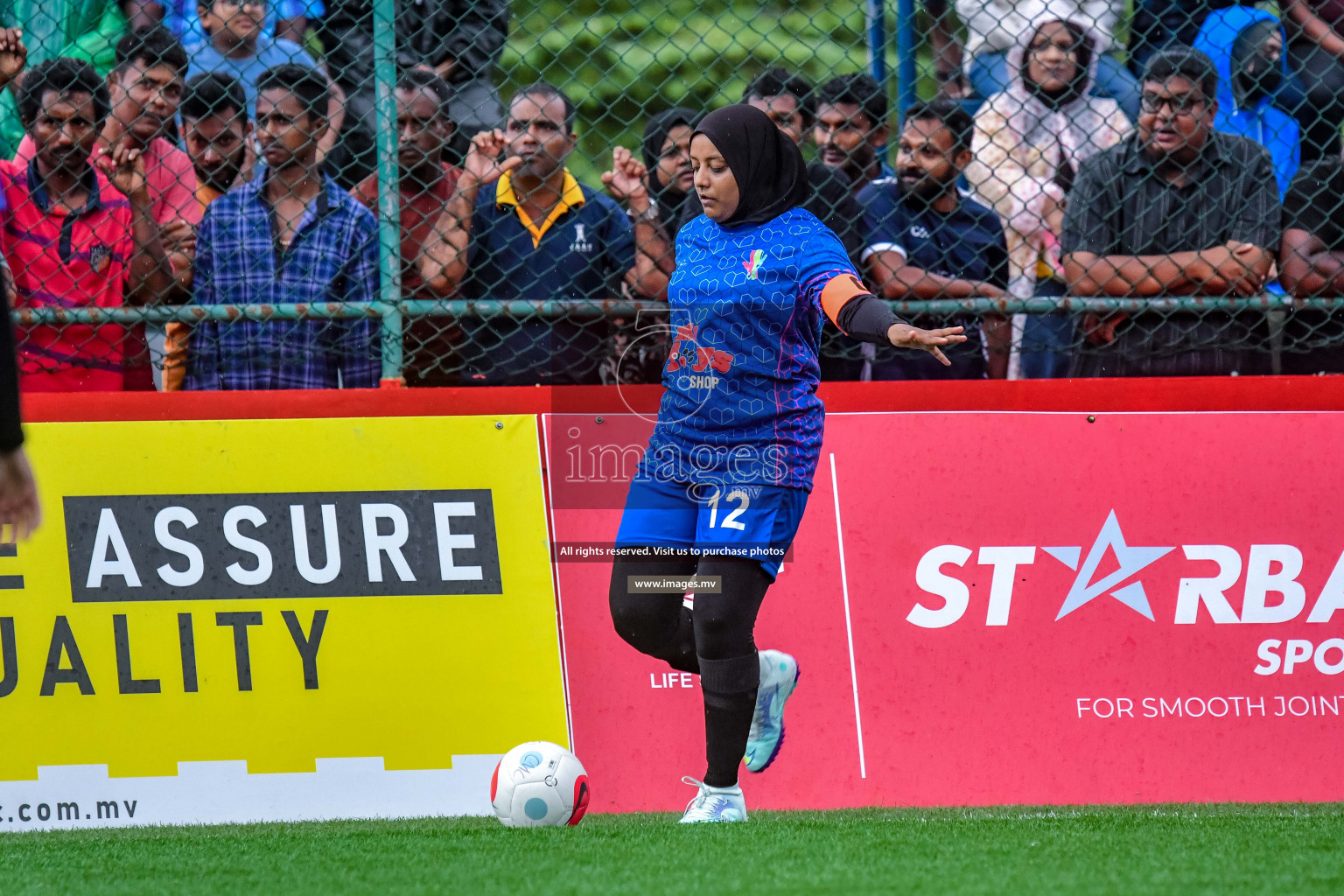 DSC vs Club MYS in Eighteen Thirty Women's Futsal Fiesta 2022 was held in Hulhumale', Maldives on Friday, 14th October 2022. Photos: Nausham Waheed / images.mv