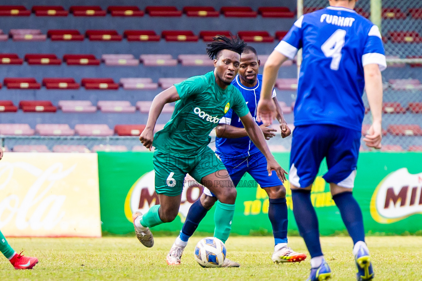 Maziya SRC vs Newradiant Sports Club in the FAM League Cup 2025 held at National Football Stadium, Male', Maldives on Monday, 5th May 2025. Photos By: Nausham Waheed / images.mv