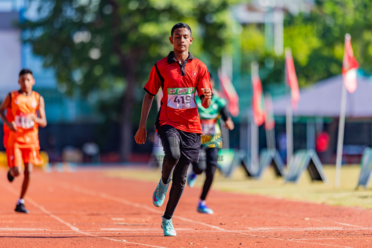 Day 1 of Inter-school Athletics Championship 2025 held in Ekuveni Synthetic Track, Male', Maldives on Monday, 06th October 2025. Photos by: Areef Adam  / Images.mv