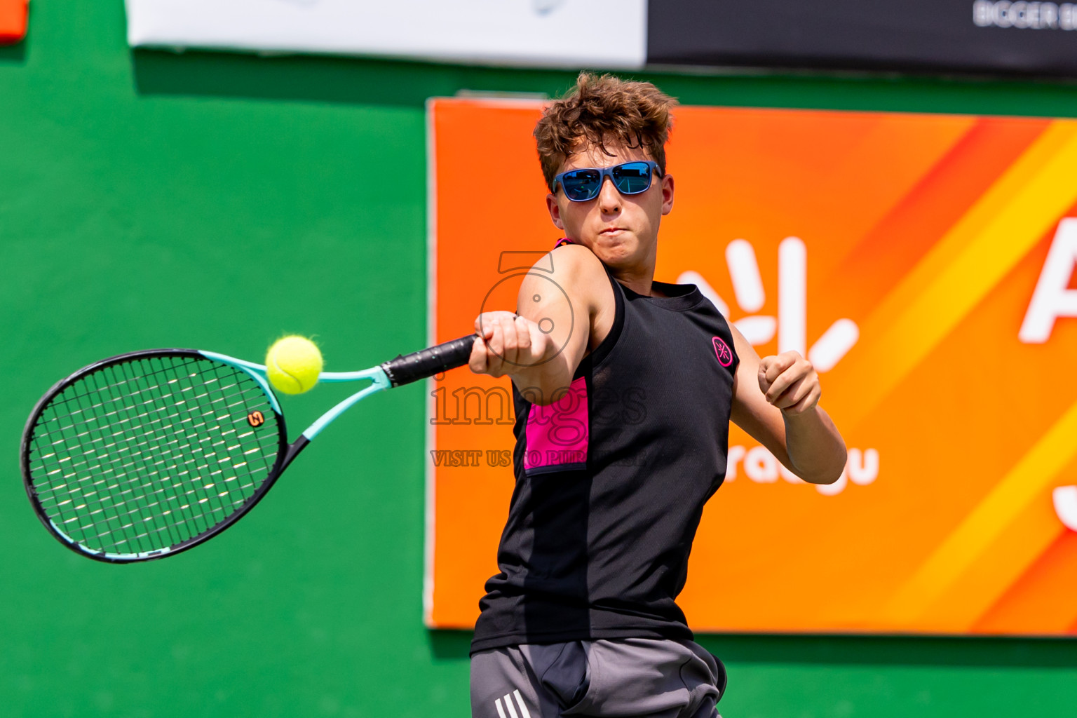 Day 4 of ATF Maldives Junior Open Tennis was held in Male' Tennis Court, Male', Maldives on Thursday, 12th December 2024. Photos: Nausham Waheed/ images.mv