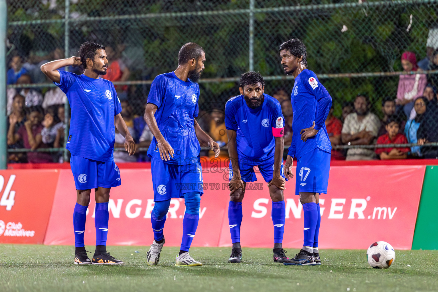 Team Allied vs Club HDC in Club Maldives Cup 2024 held in Rehendi Futsal Ground, Hulhumale', Maldives on Friday, 27th September 2024. 
Photos: Hassan Simah / images.mv