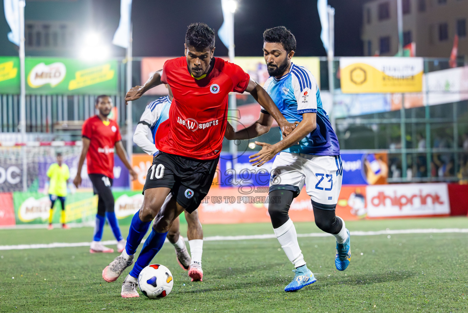 AVSEC vs POLICE in Club Maldives Cup 2024 held in Rehendi Futsal Ground, Hulhumale', Maldives on Tuesday, 24th September 2024. Photos: Shuu/ images.mv