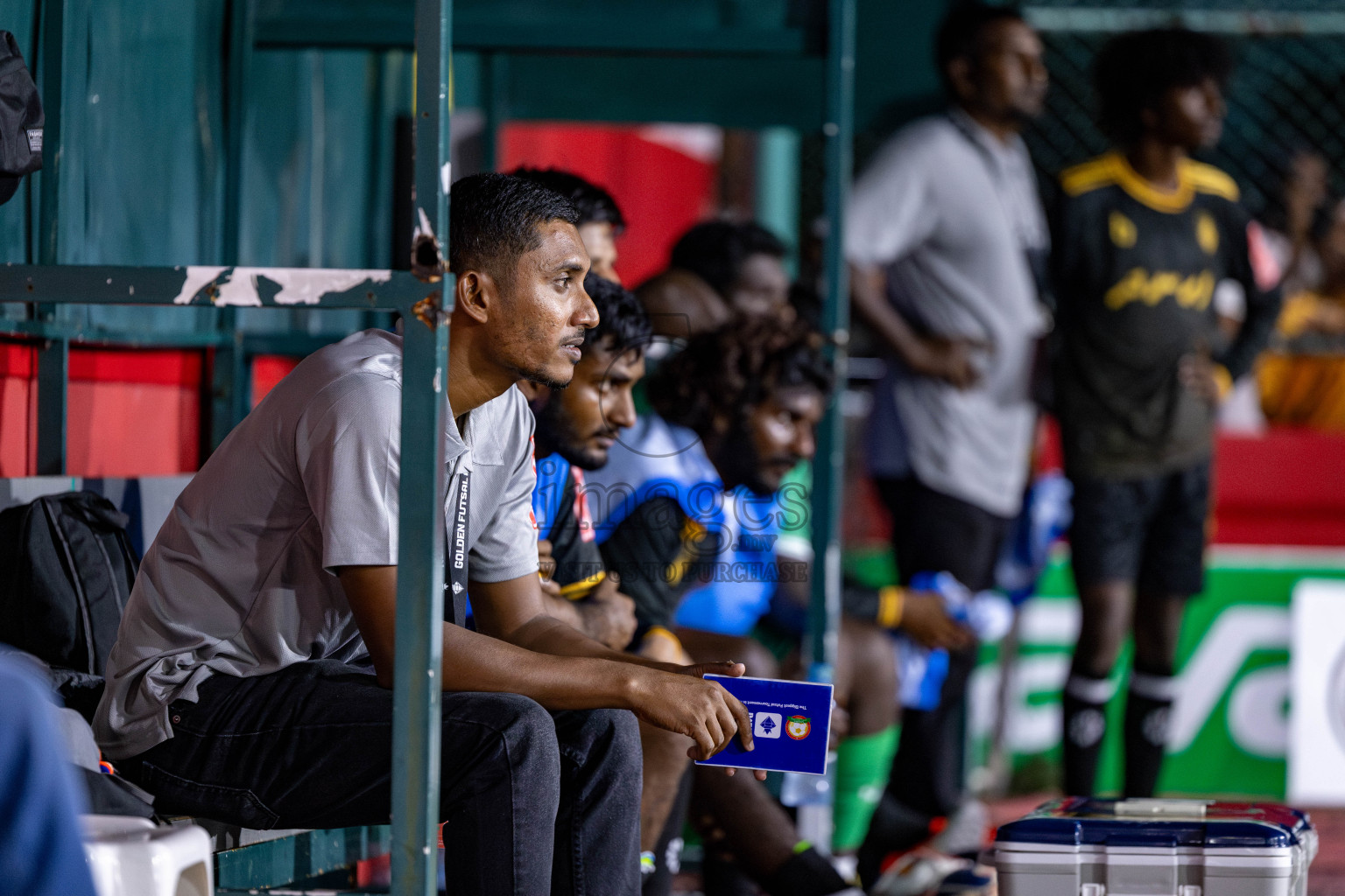 B Fehendhoo VS B Eydhafushi in Day 21 of Golden Futsal Challenge 2025 was held on Saturday, 25 January 2025, in Hulhumale', Maldives. 
Photos: Hassan Simah / images.mv
