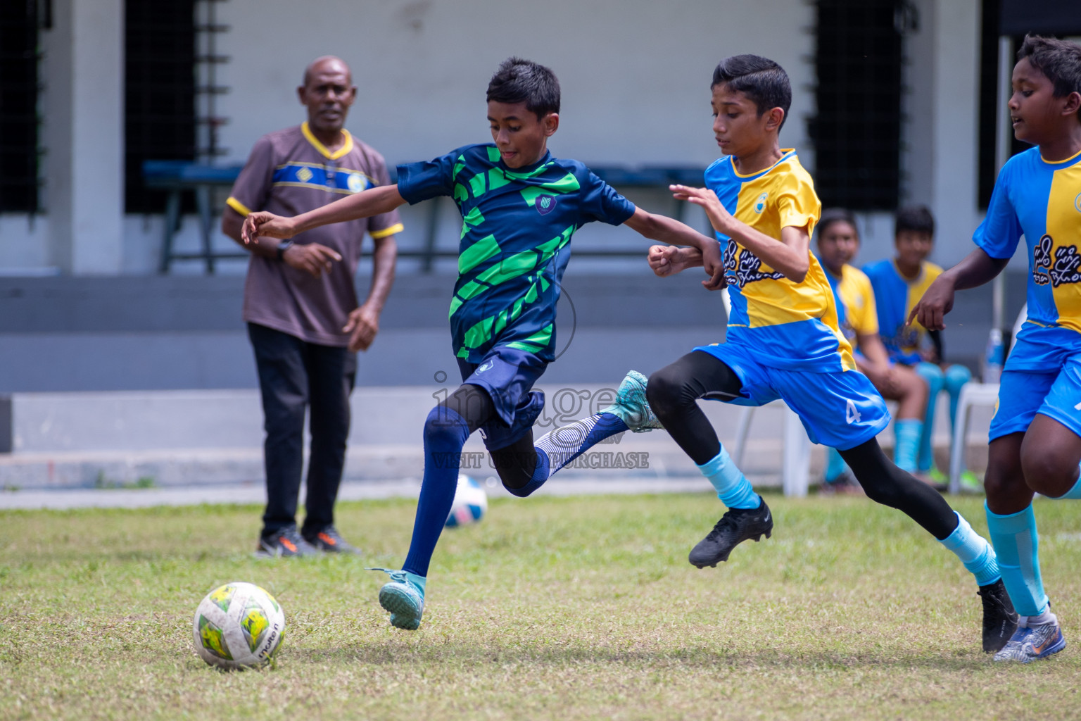 Day 3 of MILO Academy Championship 2024 - U12 was held at Henveiru Grounds in Male', Maldives on Saturday, 6th July 2024. Photos: Mohamed Mahfooz Moosa / images.mv