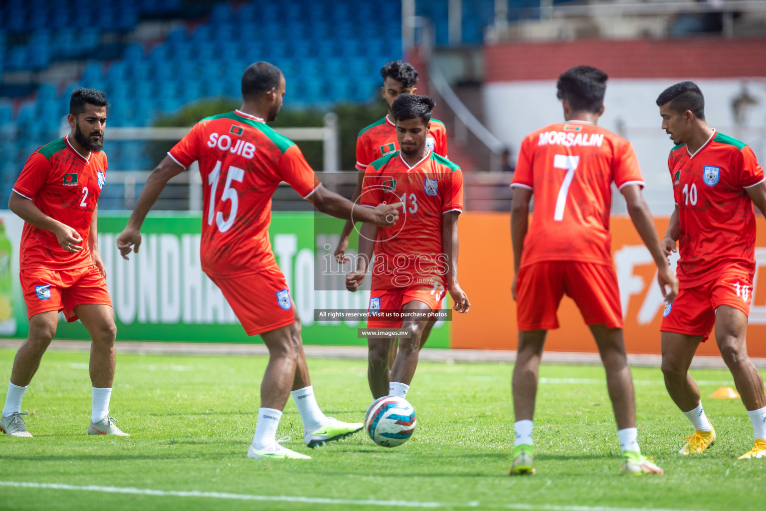 Lebanon vs Bangladesh in SAFF Championship 2023 held in Sree Kanteerava Stadium, Bengaluru, India, on Wednesday, 22nd June 2023. Photos: Nausham Waheed / images.mv