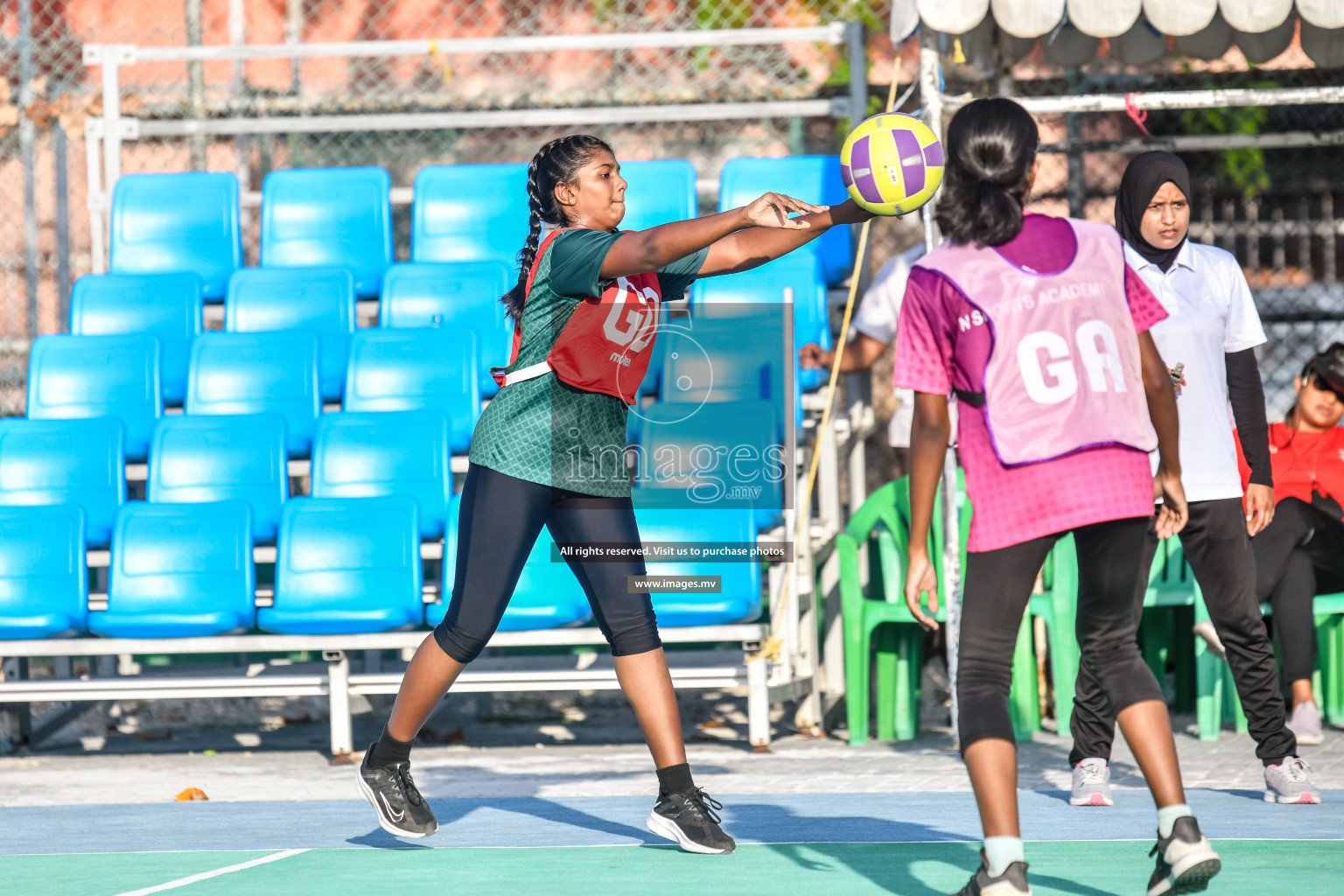 Day 5 of Junior Netball Championship 2022 on 9th March 2022 held in Male', Maldives. Photos by Nausham Waheed