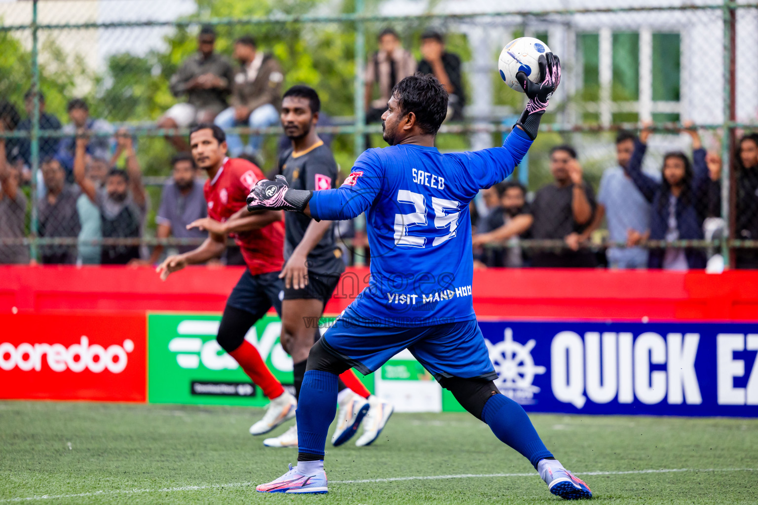 ADh Mandhoo vs ADh Mahibadhoo in Day 10 of Golden Futsal Challenge 2025 was held on Tuesday, 14th January 2025, in Hulhumale', Maldives Photos: Nausham Waheed / images.mv