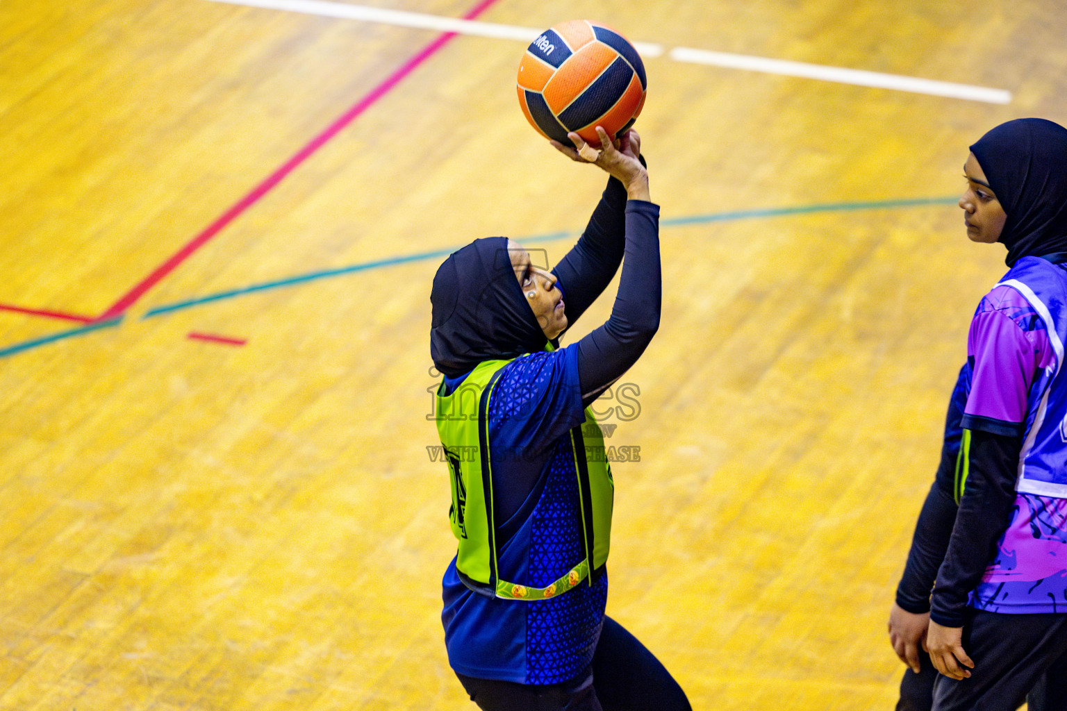 Day 2 of 21st National Netball Tournament was held in Social Canter at Male', Maldives on Thursday, 10th May 2024. Photos: Nausham Waheed / images.mv