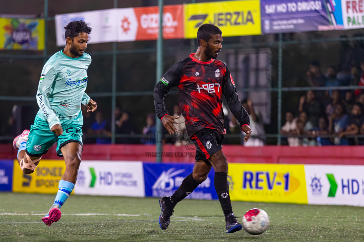 AA Thoddoo vs AA Mathiveri in Day 15 of Golden Futsal Challenge 2024 was held on Monday, 29th January 2024, in Hulhumale', Maldives
Photos: Ismail Thoriq / images.mv