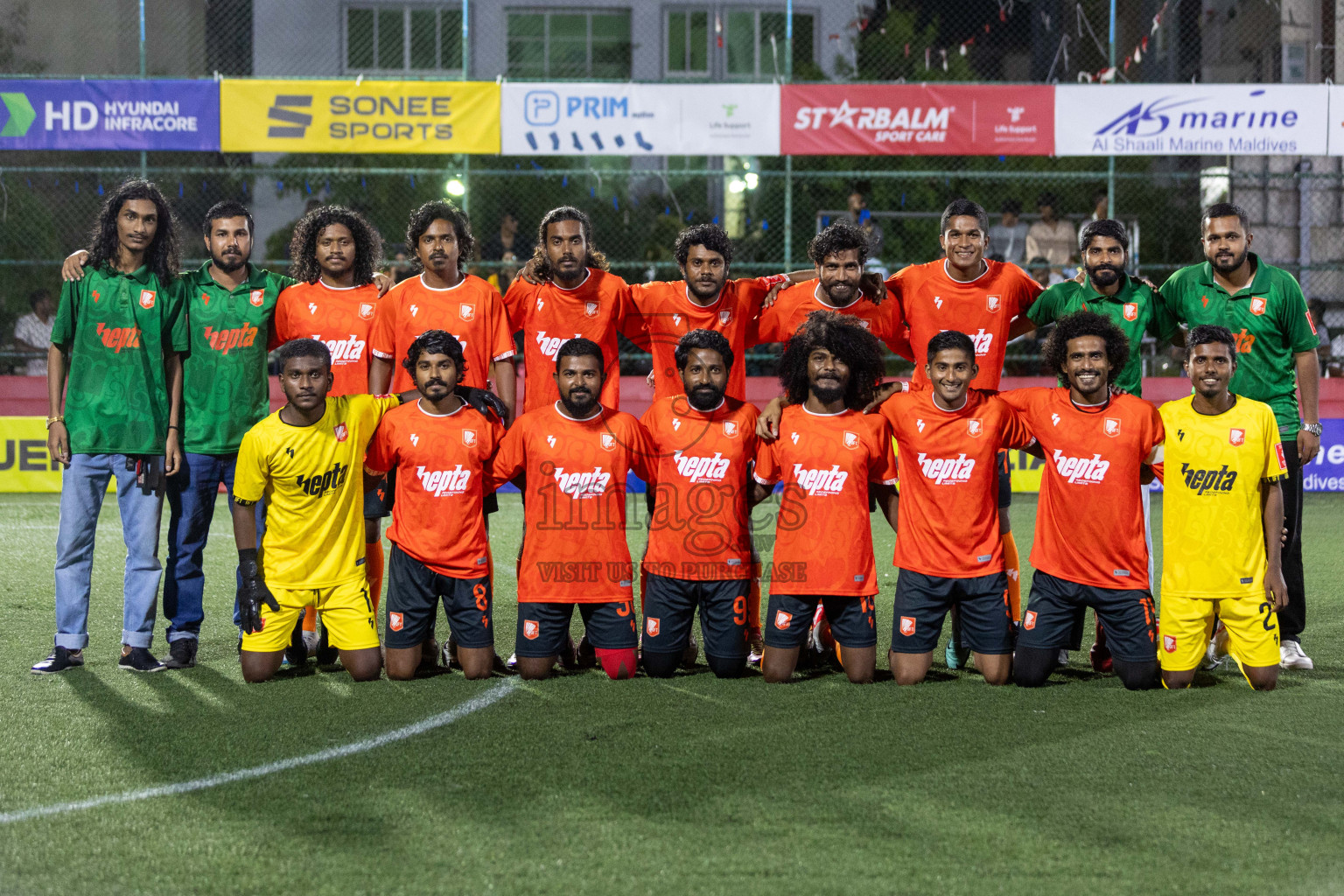 L Dhanbidhoo VS L Maavah in Day 12 of Golden Futsal Challenge 2024 was held on Friday, 26th January 2024, in Hulhumale', Maldives Photos: Nausham Waheed / images.mv