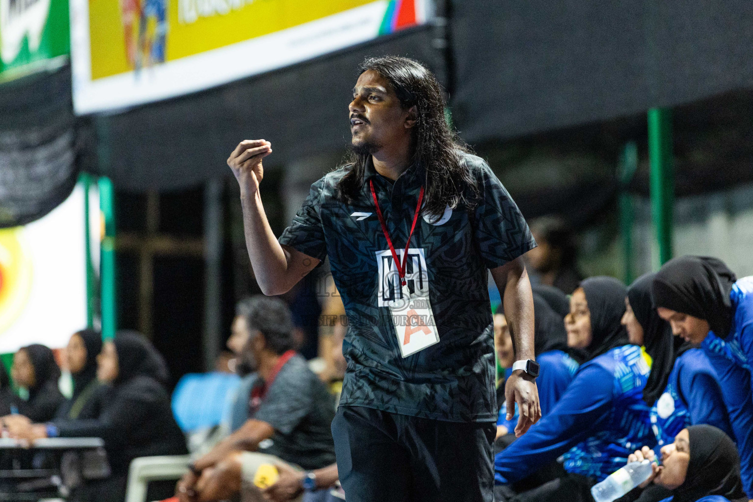 Day 14 of 10th National Handball Tournament 2023, held in Handball ground, Male', Maldives on Monday, 11th December 2023 Photos: Nausham Waheed/ Images.mv