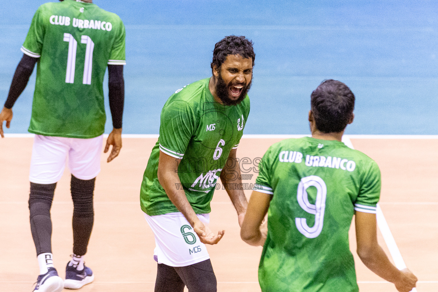 Final of Men's Division of Volleyball Association Cup 2023 held in Male', Maldives on Wednesday, 10th January 2024 at Social Center Indoor Hall Photos By: Nausham Waheed /images.mv