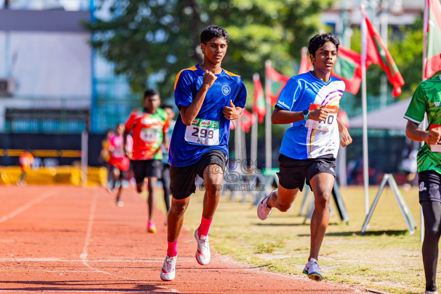 Day 3 of Inter-school Athletics Championship 2025 held in Ekuveni Synthetic Track, Male', Maldives on Wednesday, 08th October 2025. Photos by: Areef Adam / Images.mv