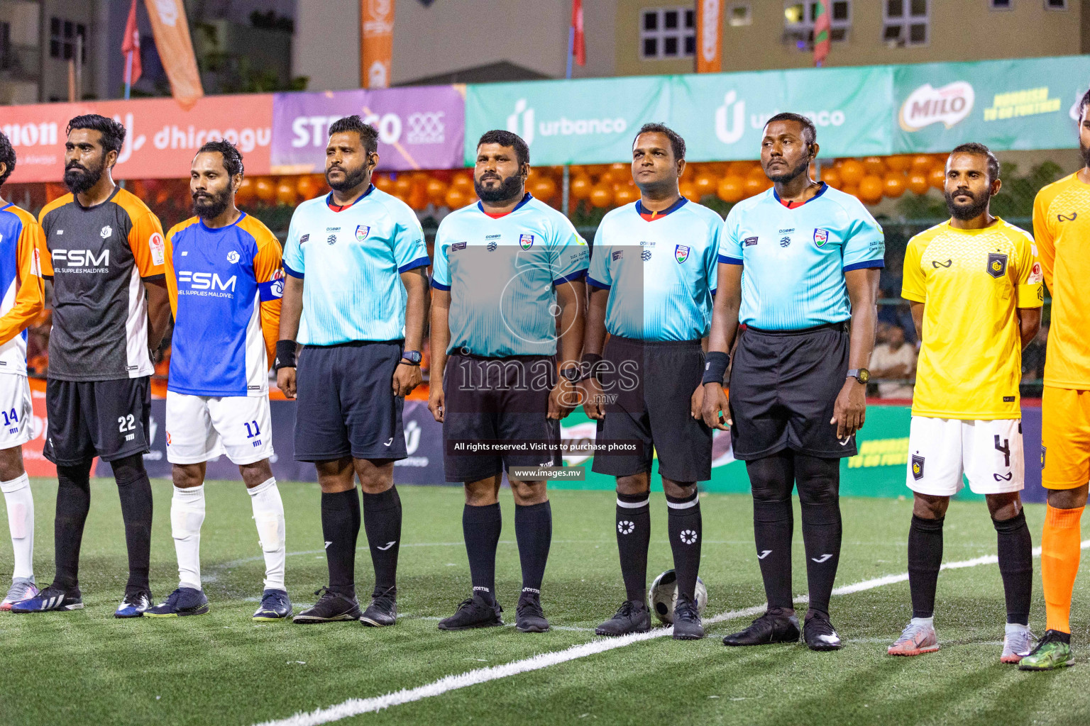 RRC vs Team FSM in Semi Final of Club Maldives Cup 2023 held in Hulhumale, Maldives, on Wednesday, 16th August 2023 Photos: Nausham Waheed / images.mv