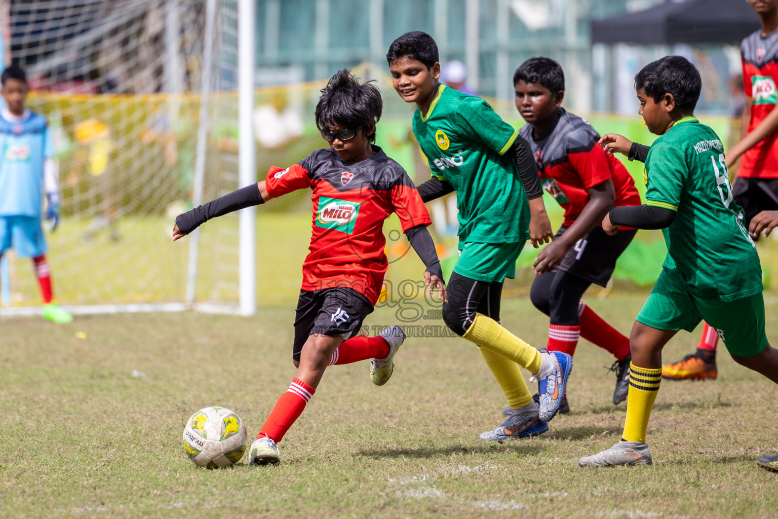 Day 2 of MILO Academy Championship 2024 - U12 was held at Henveiru Grounds in Male', Maldives on Friday, 5th July 2024. Photos: Mohamed Mahfooz Moosa / images.mv
