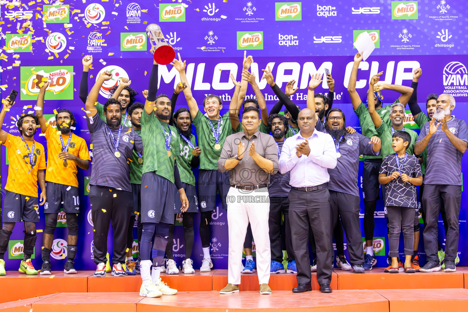 Final of MILO VAM Cup 2024 (Men's Division) was held in Social Center Indoor Hall on Monday, 4th November 2024. 
Photos: Ismail Thoriq / images.mv