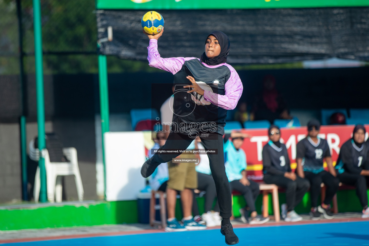 Day 3 of 6th MILO Handball Maldives Championship 2023, held in Handball ground, Male', Maldives on Friday, 22nd May 2023 Photos: Nausham Waheed/ Images.mv