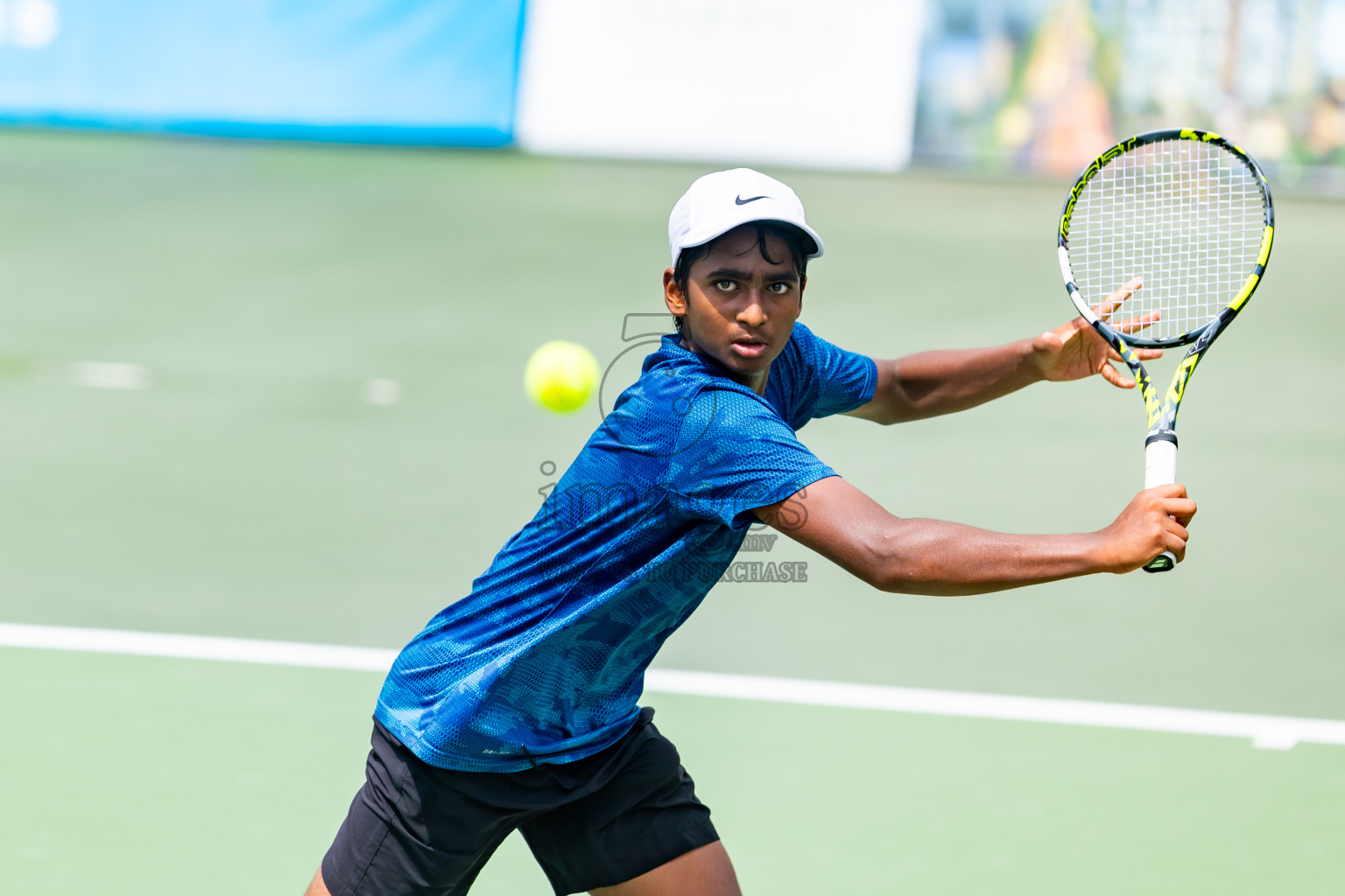 Day 5 of ATF Maldives Junior Open Tennis was held in Male' Tennis Court, Male', Maldives on Monday, 16th December 2024. Photos: Nausham Waheed/ images.mv