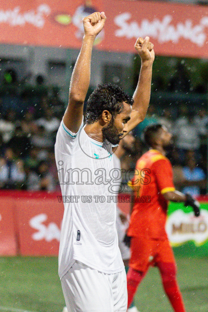 WAMCO vs MPL in Club Maldives Cup 2024 held in Rehendi Futsal Ground, Hulhumale', Maldives on Thursday 26th September 2024. 
Photos: Hassan Simah / images.mv