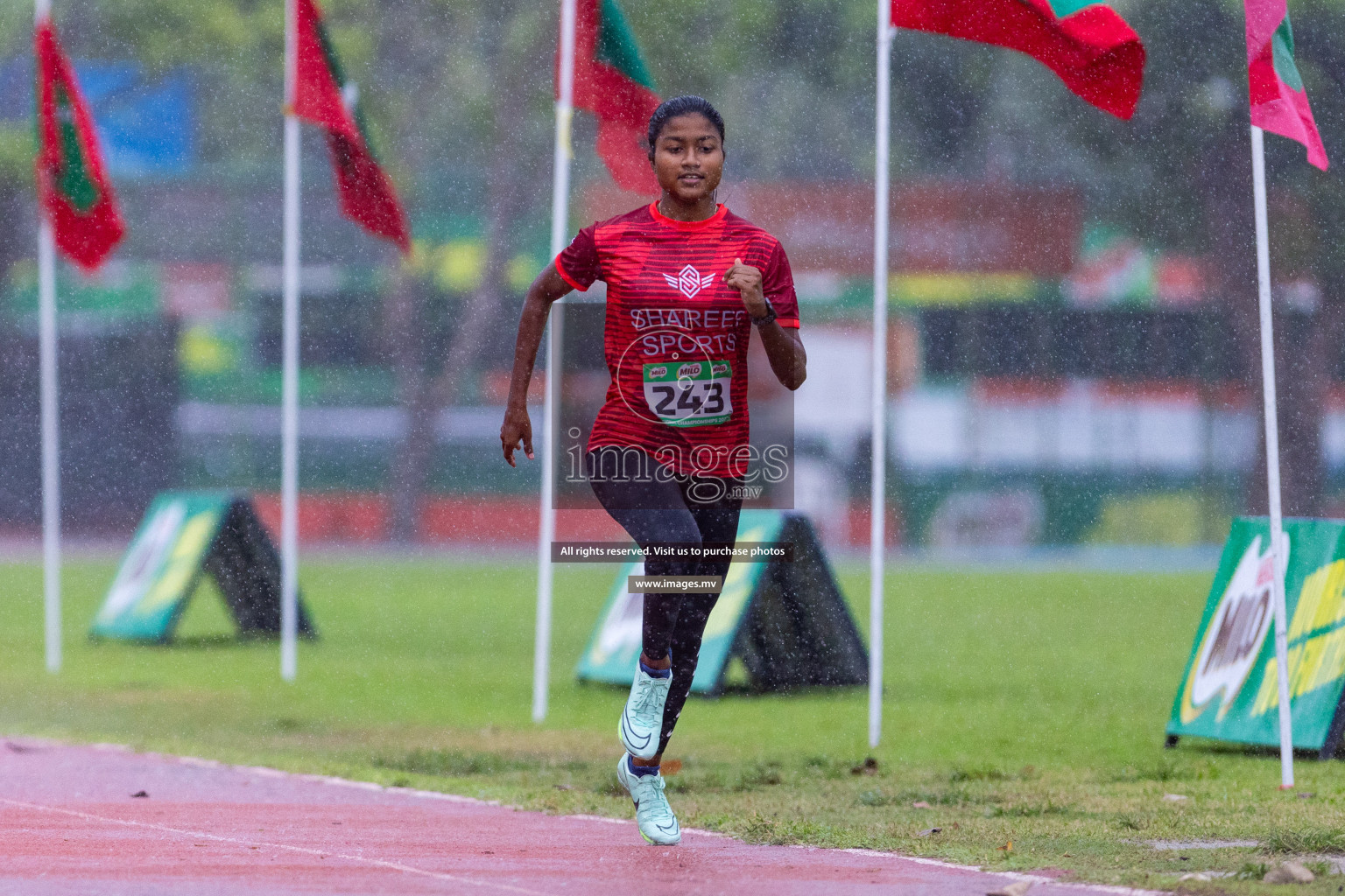 Day 2 of National Athletics Championship 2023 was held in Ekuveni Track at Male', Maldives on Friday, 24th November 2023. Photos: Nausham Waheed / images.mv