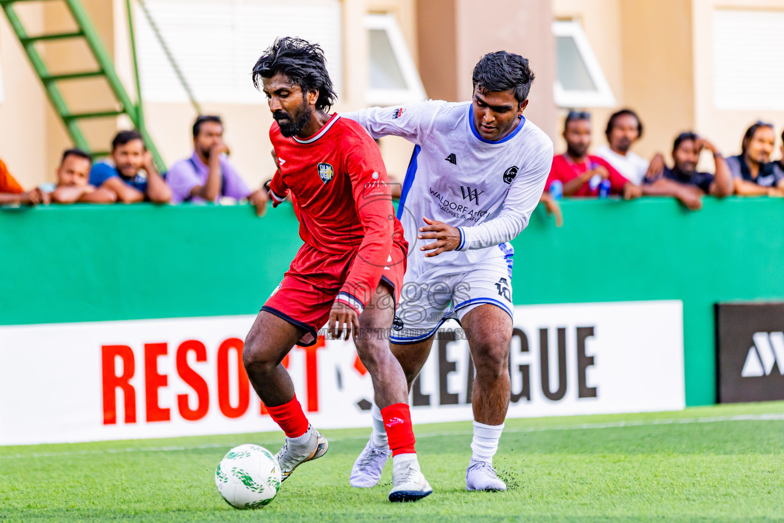 Waldorf Astoria vs Ozen Maadhoo in Resort League 2025 (South Male Zone) day 5 was held on Thursday, 2nd October 2025 in Crossroads's Maldives, Photos: Areef Adam / images.mv