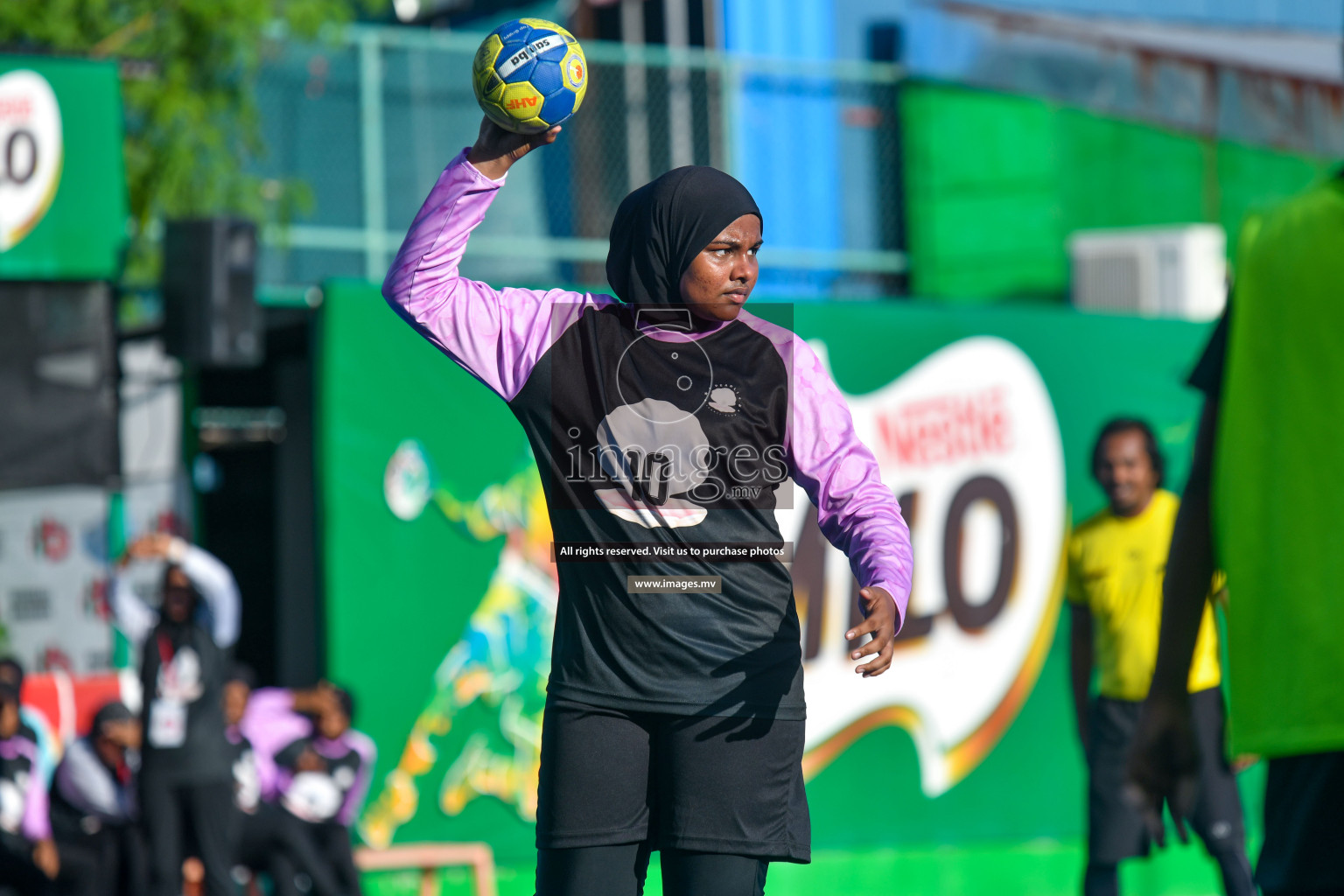 Day 8 of 6th MILO Handball Maldives Championship 2023, held in Handball ground, Male', Maldives on 27th May 2023 Photos: Nausham Waheed/ Images.mv