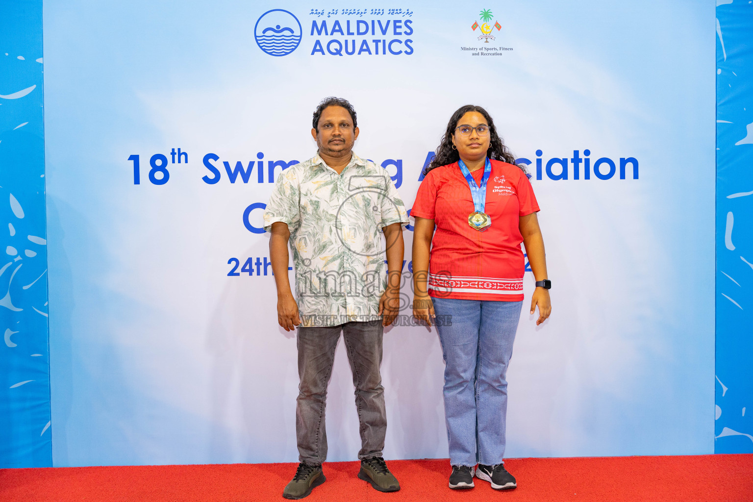18th Swimming Association Championship 2025, Closing Ceremony was held on Saturday, 29th November 2025 at Swimming Track Hulhumale', Maldives. Photos: Areef Adam / images.mv