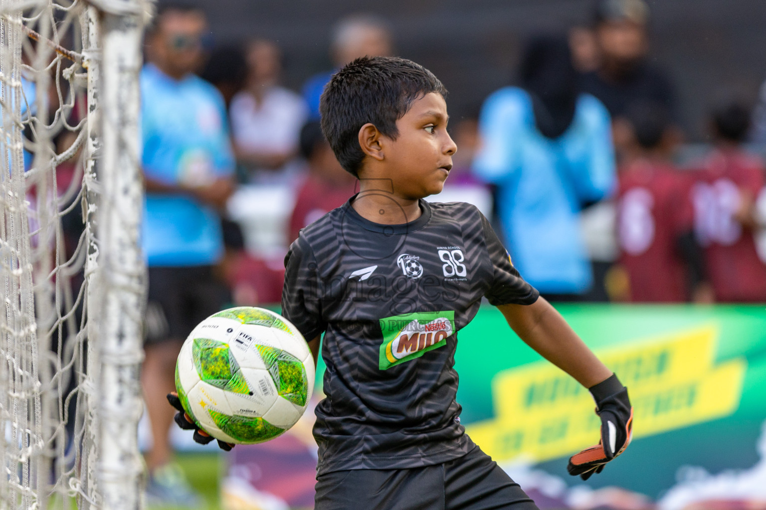 Day 2 of MILO Kids Football Fiesta was held at National Stadium in Male', Maldives on Saturday, 24th February 2024.