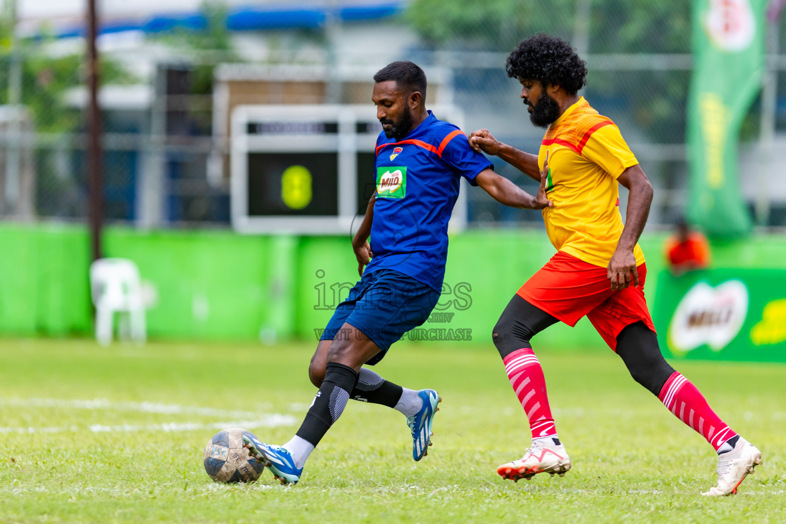 Day 3 of MILO Soccer 7 v 7 Championship 2024 was held at Henveiru Stadium in Male', Maldives on Saturday, 25th April 2024. Photos: Nausham Waheed / images.mv