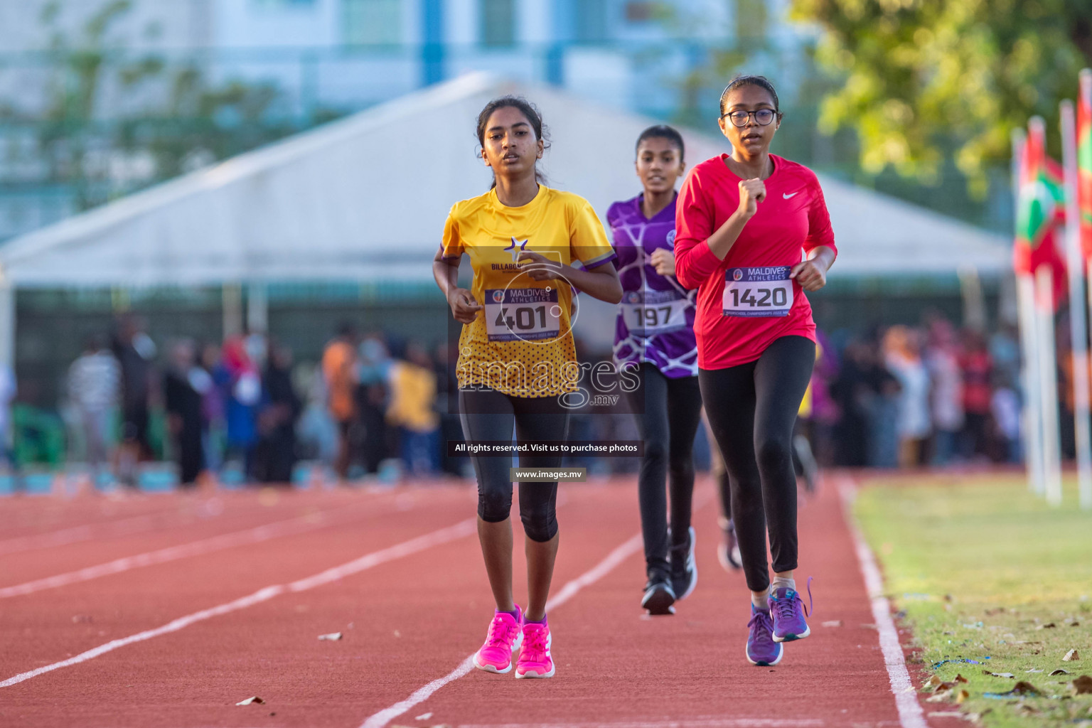 Day 1 of Inter-School Athletics Championship held in Male', Maldives on 22nd May 2022. Photos by: Nausham Waheed / images.mv