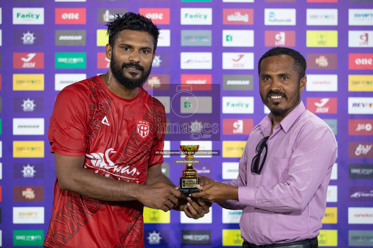 takandhoo vs HA. Muraidhoo in Day 3 of Golden Futsal Challenge 2023 on 07 February 2023 in Hulhumale, Male, Maldives