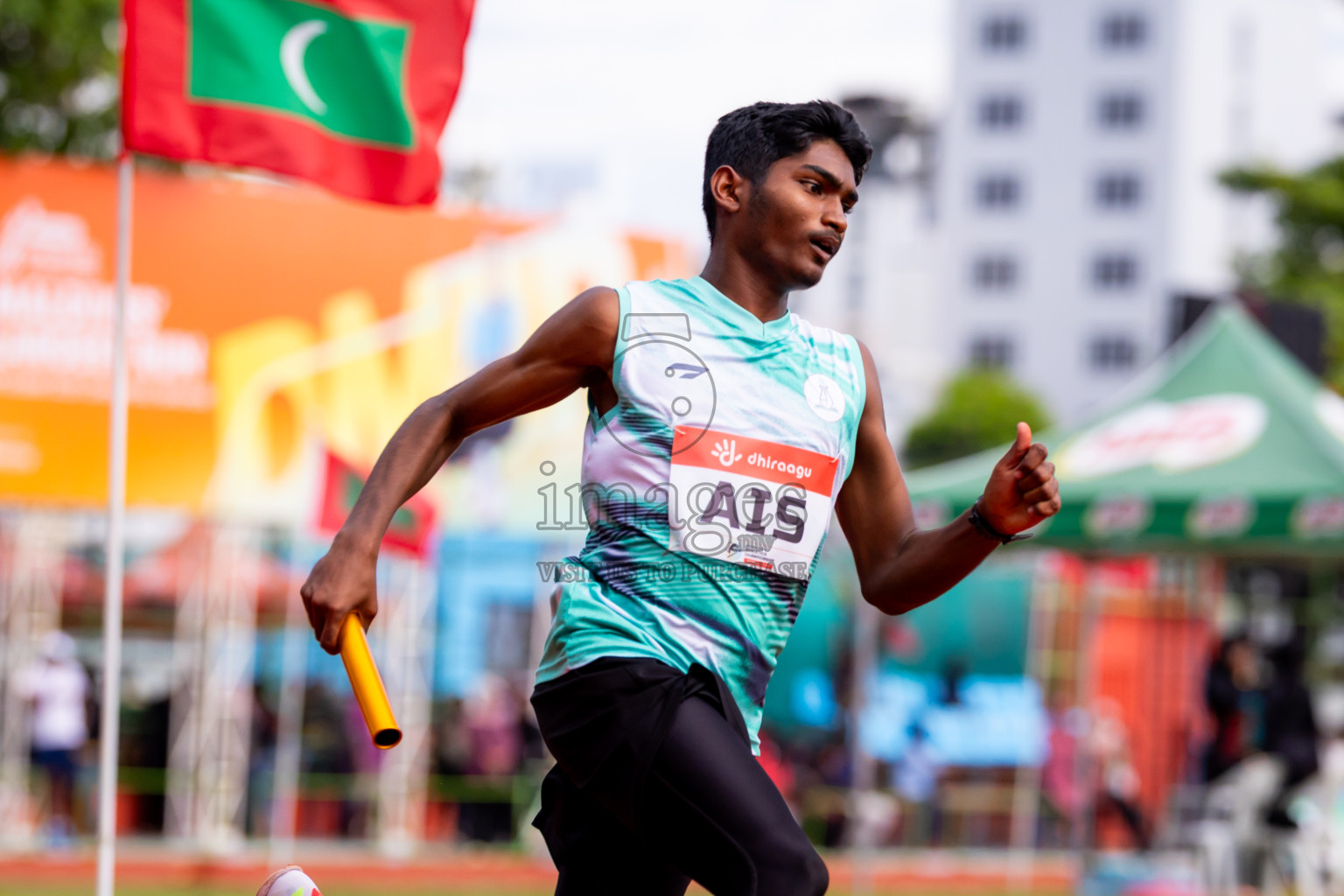 Day 6 of Inter-school Athletics Championship 2025 held in Ekuveni Synthetic Track, Male', Maldives on Sunday, 12th October 2025. Photos by: Nausham Waheed / Images.mv