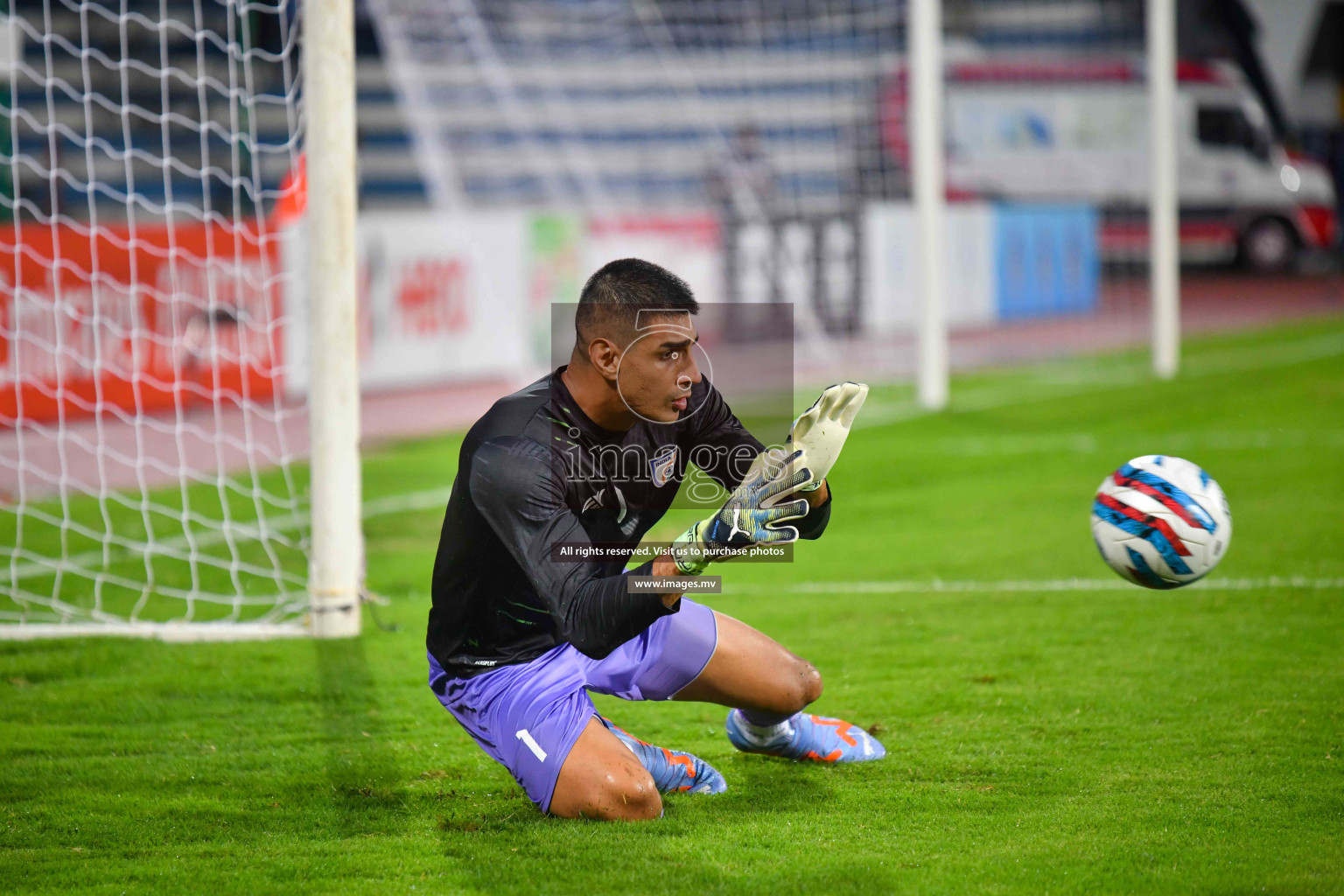 Kuwait vs India in the Final of SAFF Championship 2023 held in Sree Kanteerava Stadium, Bengaluru, India, on Tuesday, 4th July 2023. Photos: Nausham Waheed / images.mv