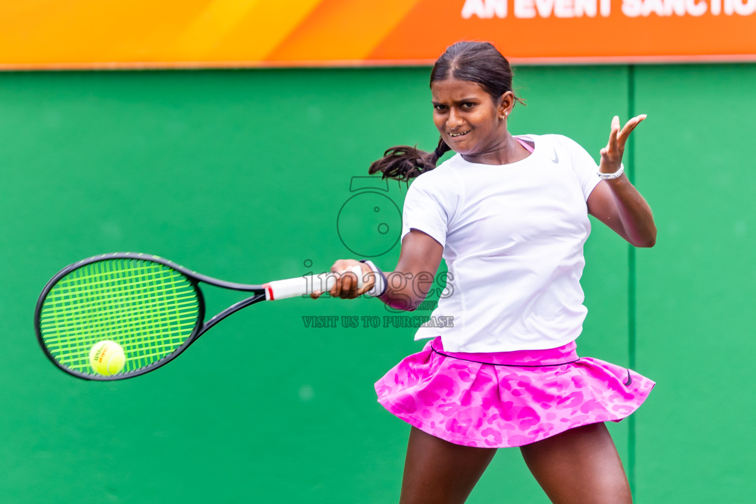 Finals of ATF Maldives Junior Open Tennis was held in Male' Tennis Court, Male', Maldives on Saturday, 21st December 2024. Photos: Nausham Waheed/ images.mv