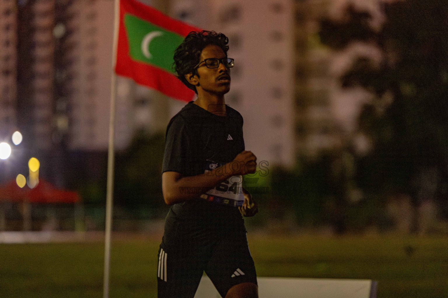 Day 1 of MWSC Interschool Athletics Championships 2024 held in Hulhumale Running Track, Hulhumale, Maldives on Saturday, 9th November 2024. 
Photos by: Hassan Simah / Images.mv