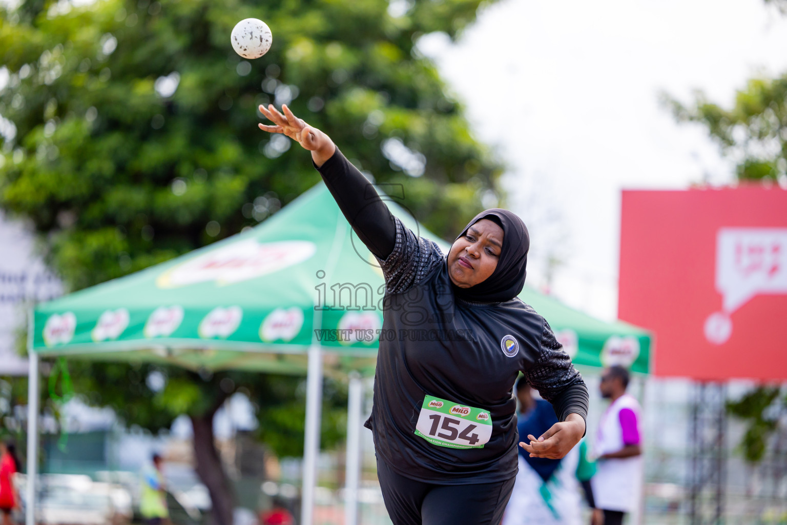 Day 3 of 12th Milo Association Championships was held in Ekuveni Track at Male', Maldives on Saturday, 26th April 2025. Photos: Nausham Waheed / images.mv