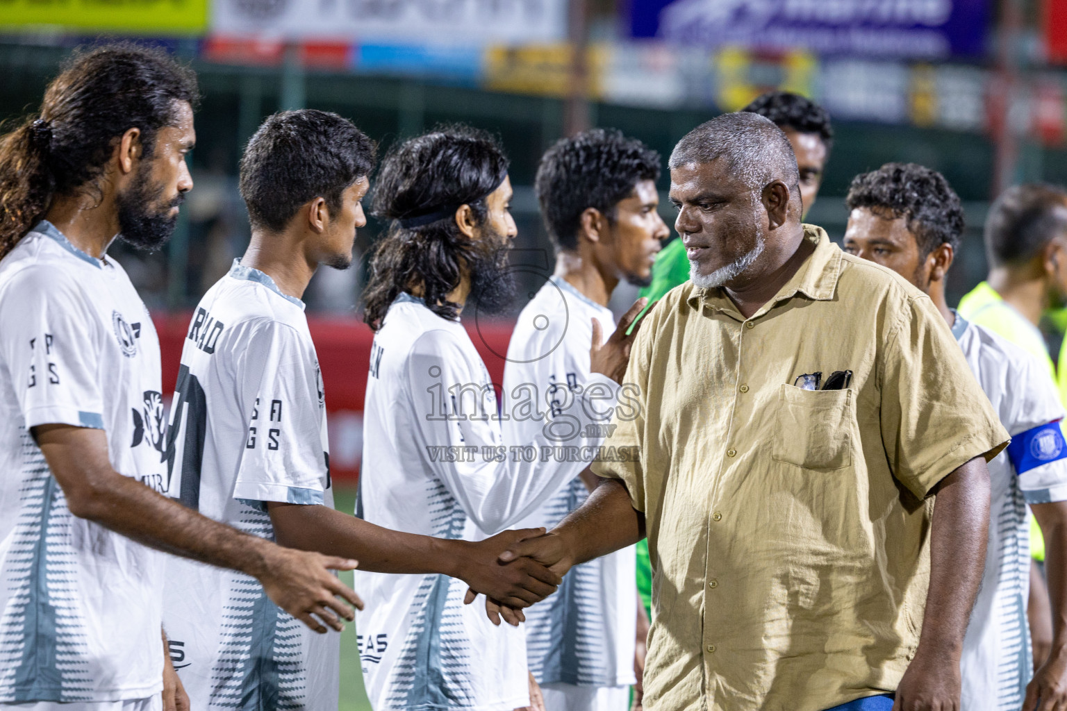Sh Bilehfehi vs Sh Lhaimagu in Day 11 of Golden Futsal Challenge 2025 was held on Wednesday, 15th January 2025, in Hulhumale', Maldives Photos: Mohamed Mahfooz Moosa / images.mv