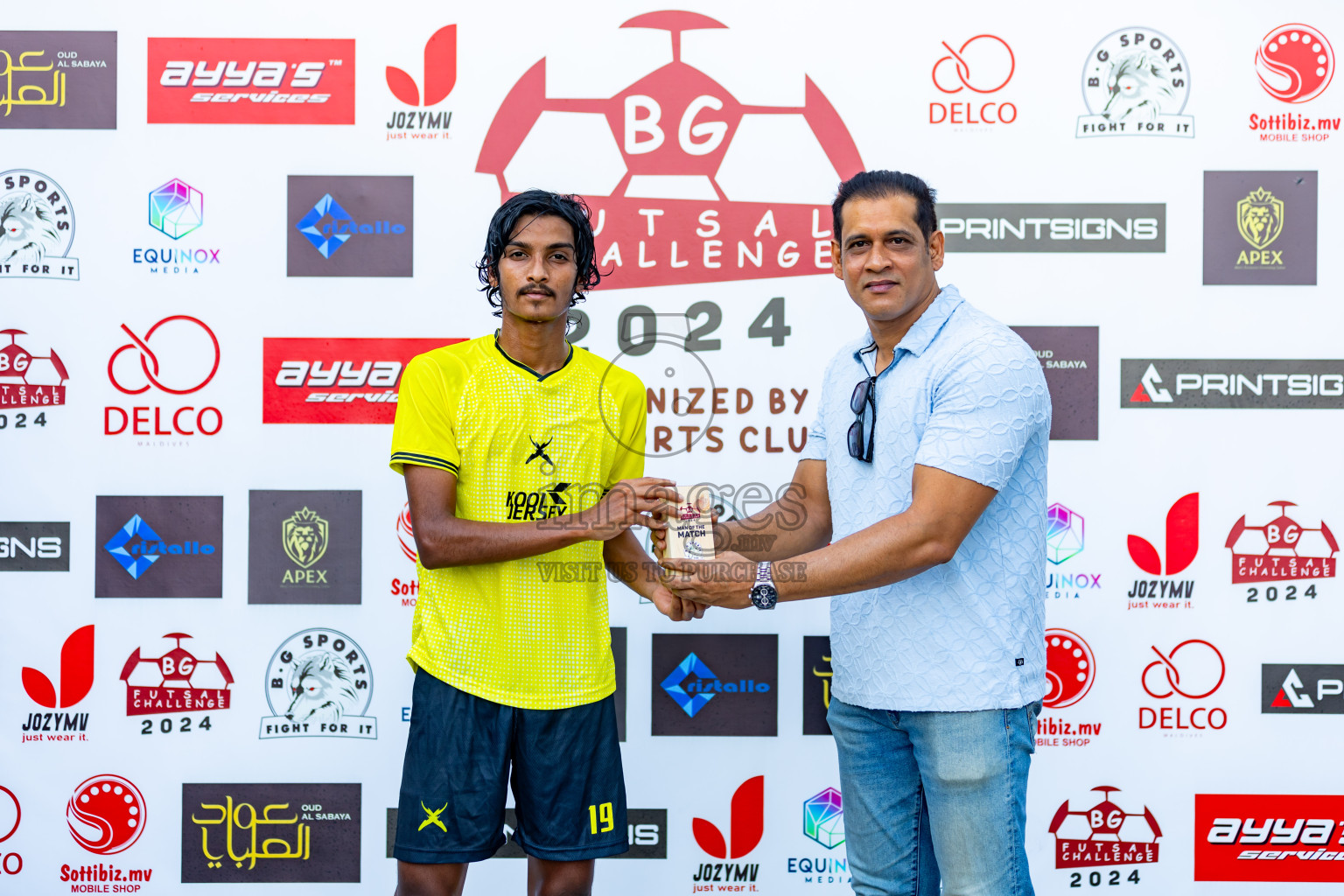 Giraavarians vs Xephyrs in Day 11 of BG Futsal Challenge 2024 was held on Friday, 22nd March 2024, in Male', Maldives Photos: Nausham Waheed / images.mv