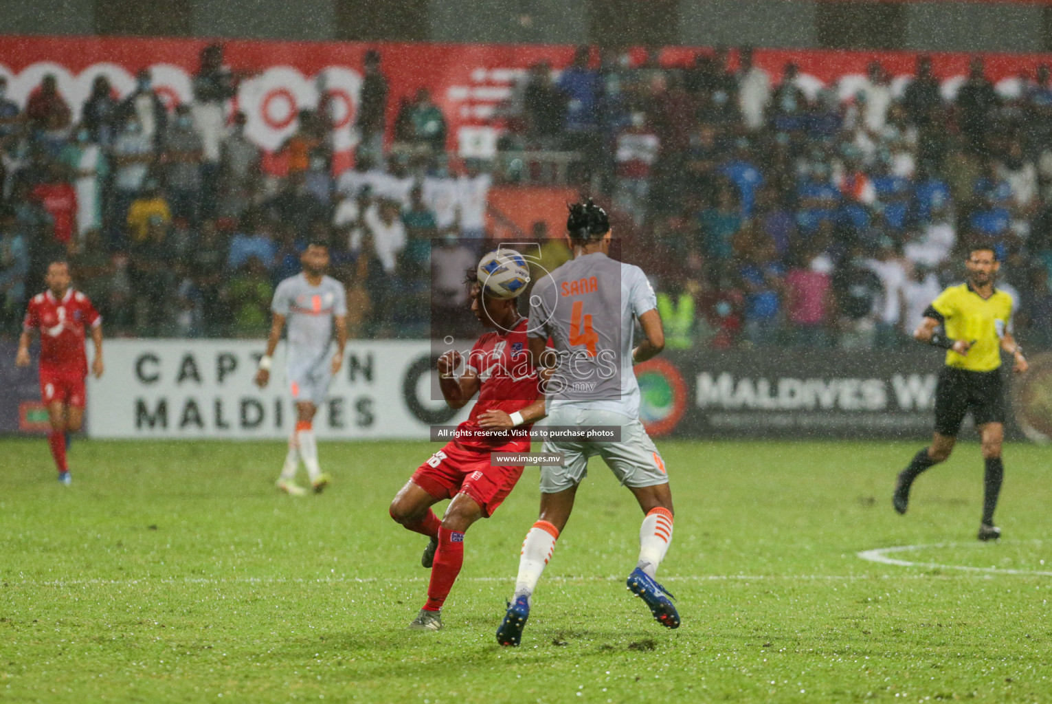 India vs Nepal in SAFF Championship 2021 Finals held on 16th October 2021 in Galolhu National Stadium, Male', Maldives