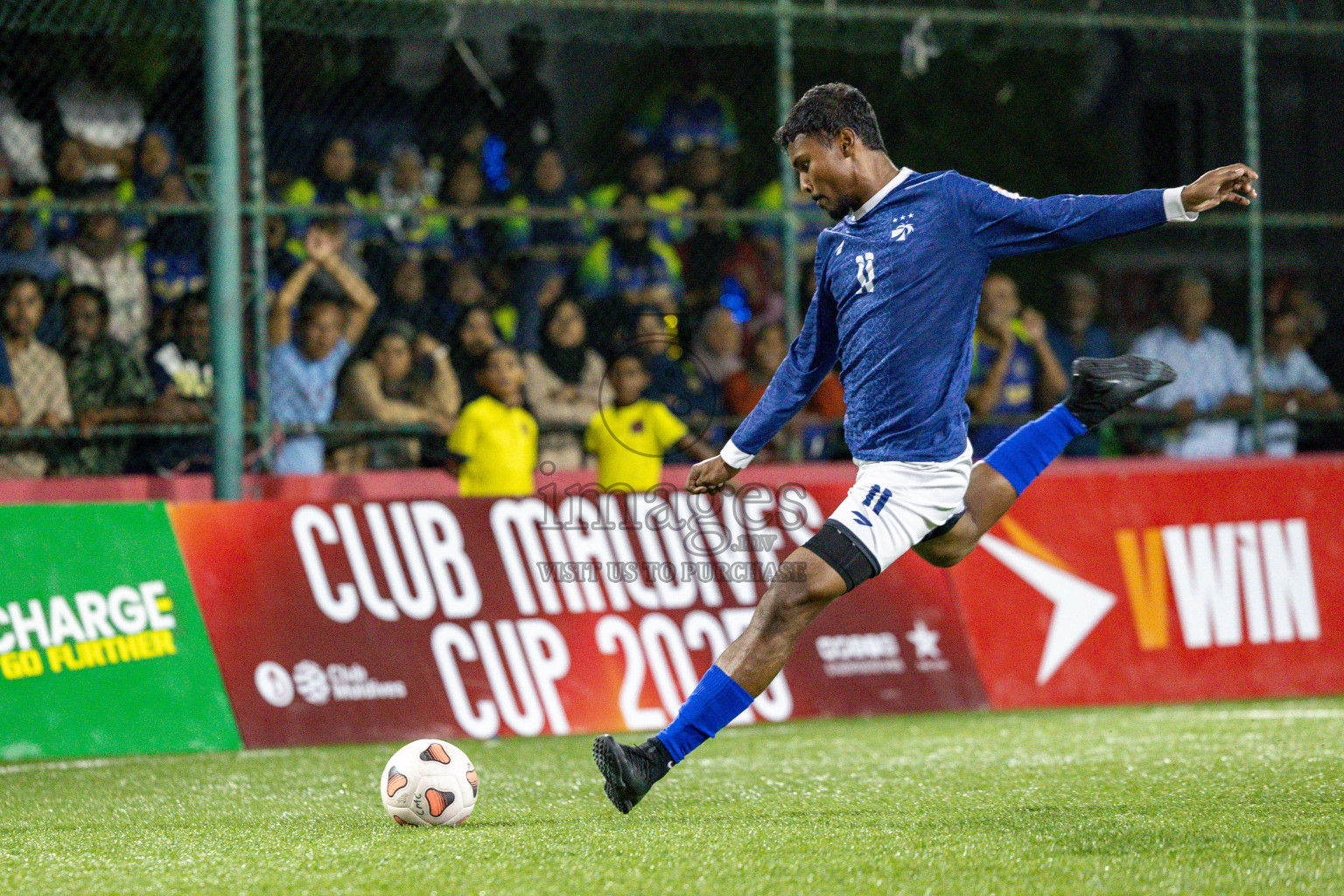 MACL vs Club Immigration in Day 7 of Club Maldives Cup 2025 was held in Rehendhi Futsal Ground, Hulhumale', Maldives on Tuesday, 7 October 2025. 
Photos: Hassan Simah / images.mv